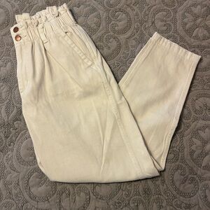Target cream jeans